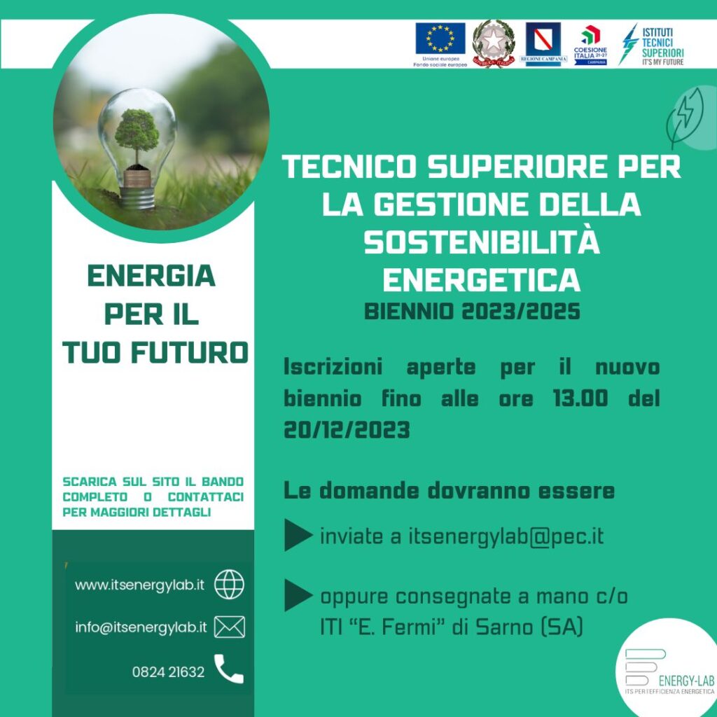 energylab nuovo bando selezione