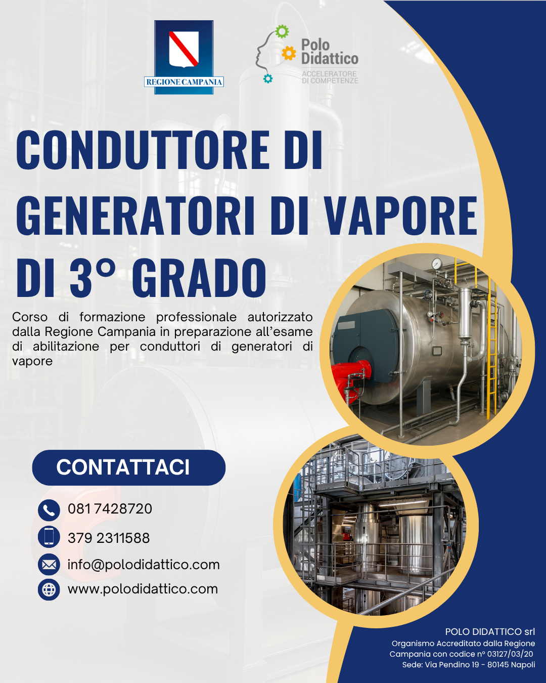 conduttore generatori vapore 3 grado